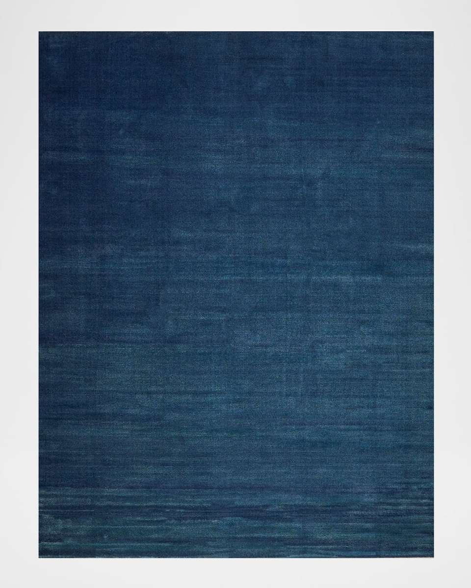 Velutto Hand-Loomed Navy Rug, 12' x 15'